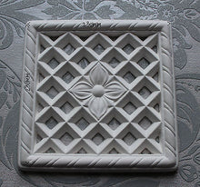 230mm X 230mm Small Plaster Air Vent Cover Victorian Design