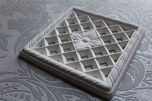 230mm X 230mm Small Plaster Air Vent Cover Victorian Design