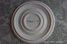 Plaster Ceiling Rose Plain Traditional Victorian Design 390 mm / 15" Hand Made