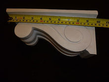 X1 Large Hand Made Scroll  Plaster Corbel 250mm x 146mm x 107mm