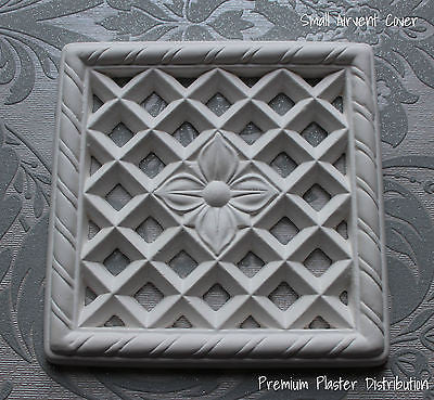 230mm X 230mm Small Plaster Air Vent Cover Victorian Design