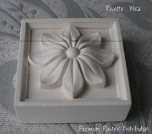 X1 Small Rosette Hand Made Plaster 72mm x 72mm