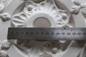 Plaster Ceiling Rose Grand Victorian Design 610 mm / 24" Inc Adh & Fixings