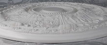 Plaster Ceiling Rose Victorian Floral Leaf 530 mm / 20.86" Hand Made Plasterware