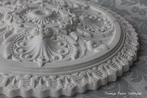 Plaster Ceiling Rose Grand Victorian Design 610 mm / 24" Hand Made