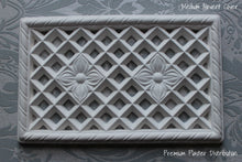 Plaster Med Air Vent Victorian Design, 350mm X 210mm (with insect mesh)