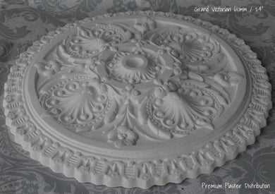 Plaster Ceiling Rose Grand Victorian Design 610 mm / 24