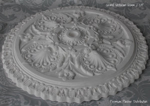 Plaster Ceiling Rose Grand Victorian Design 610 mm / 24" Hand Made