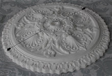 Plaster Ceiling Rose Grand Victorian Design 610 mm / 24" Inc Adh & Fixings