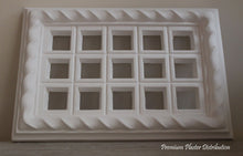 Large Plaster Air Vent Cover Victorian 380mm X 255mm (with insect mesh)